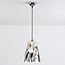 Design hanglamp Napoli in golvend chroomglas