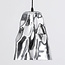Design hanglamp Napoli in golvend chroomglas
