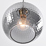 Hanglamp Johnny met geribbeld smoke glas