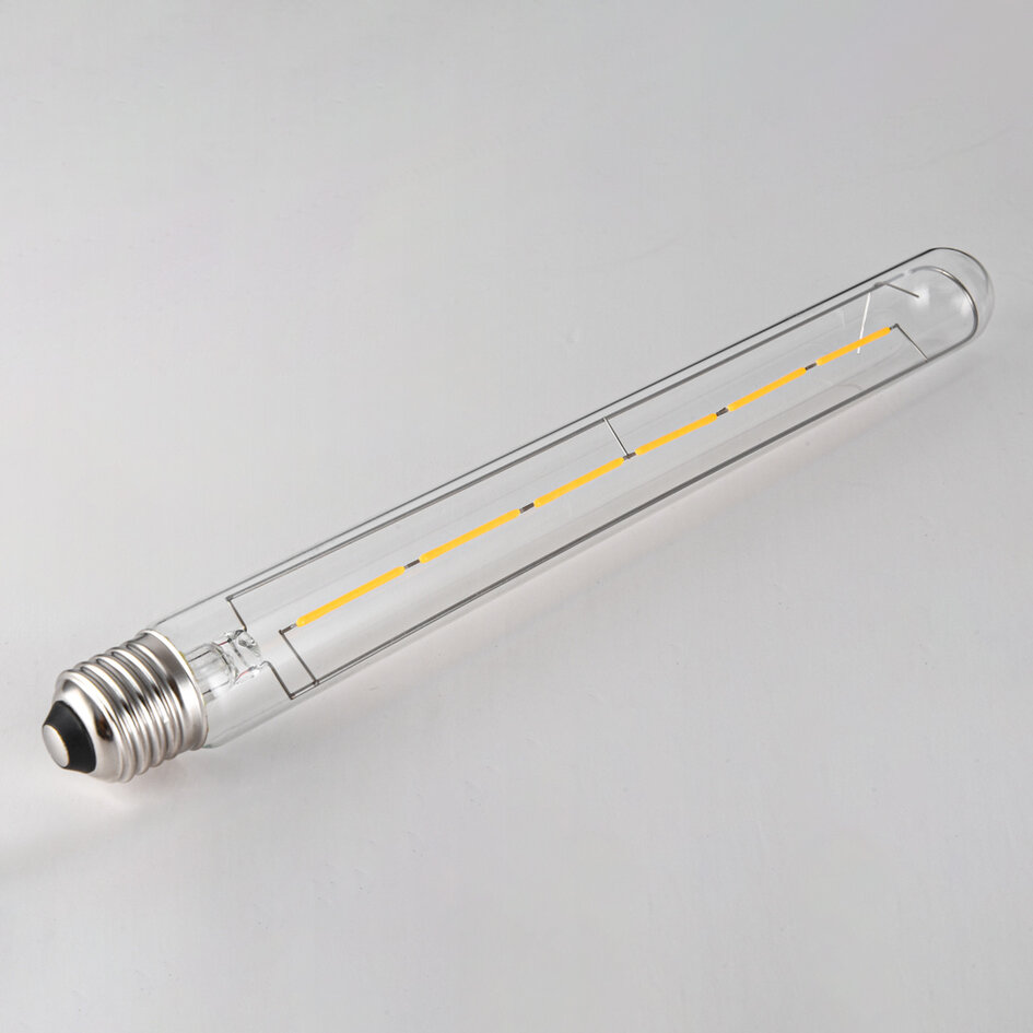 E27 filament buislamp helder glas 6W 2700K,  30 cm - dimbaar