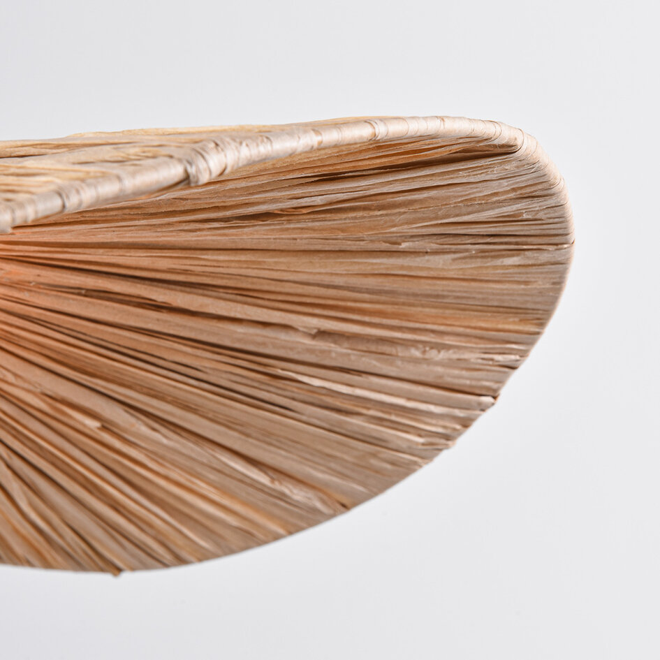 Hanglamp met raffia papier Ø58 cm - Bahan