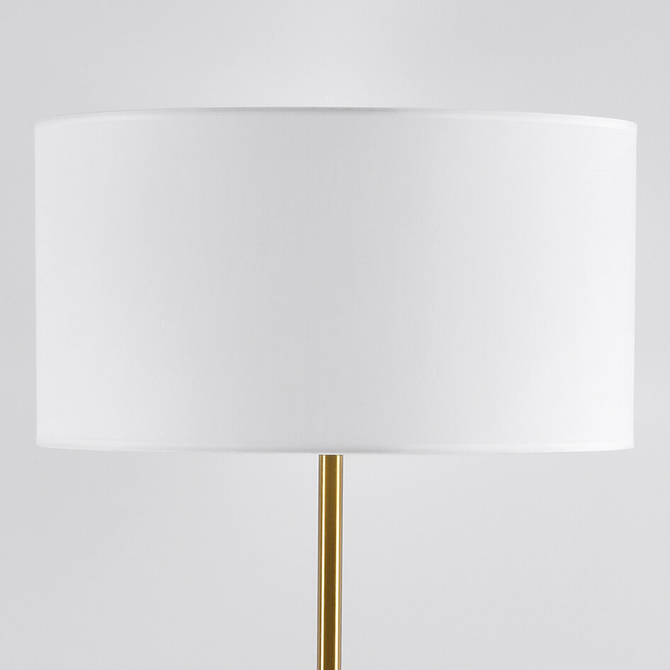 Staande lamp met stoffen lampenkap - Valya