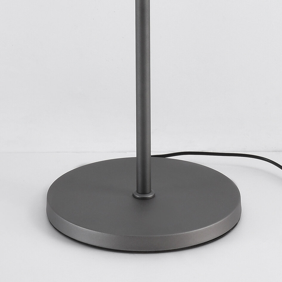 2-lichts staande lamp met kantelbare spots grijs - William