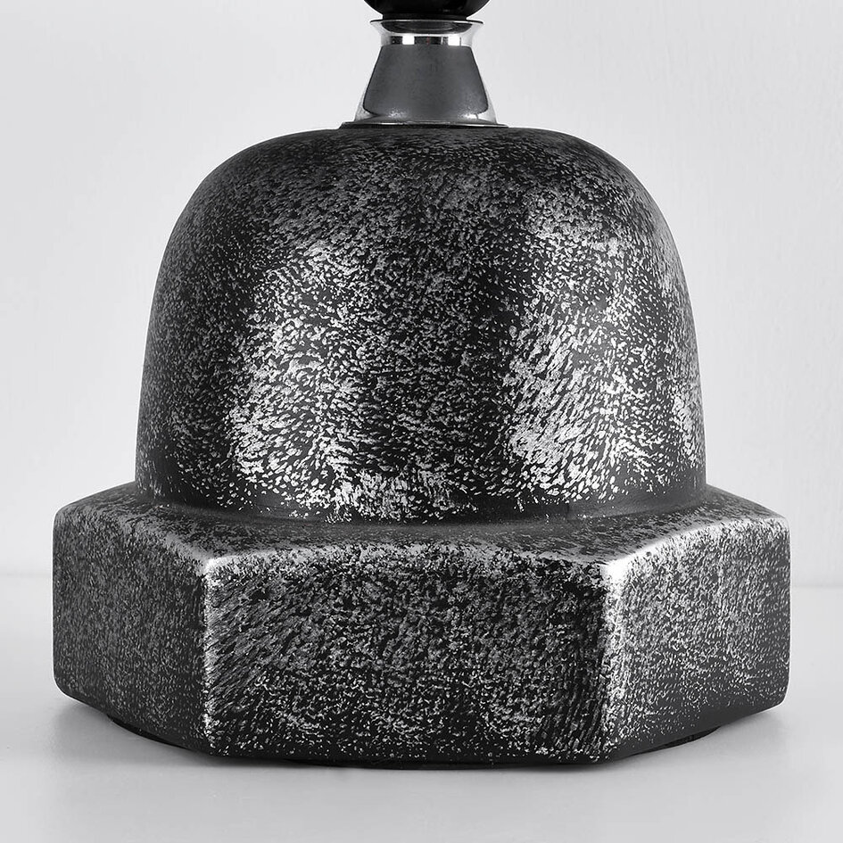 Industriële tafellamp met keramiek voet - Bolt