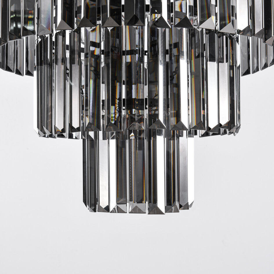 Luxe zwarte plafondlamp - Royce