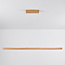 Hanglamp Shane van hout met geïntegreerde LED, dimbaar