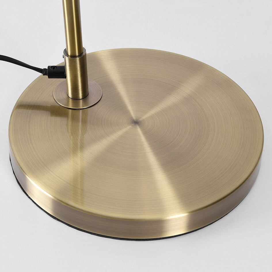 Staande lamp met stoffen lampenkap - Viany