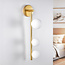 Gouden wandlamp Taj