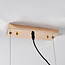16-lichts luxe hanglamp Sunita - goud en amber glas