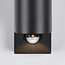 Moderne wandlamp rond Cathy met sensor 2 x 3W LEDs - antraciet