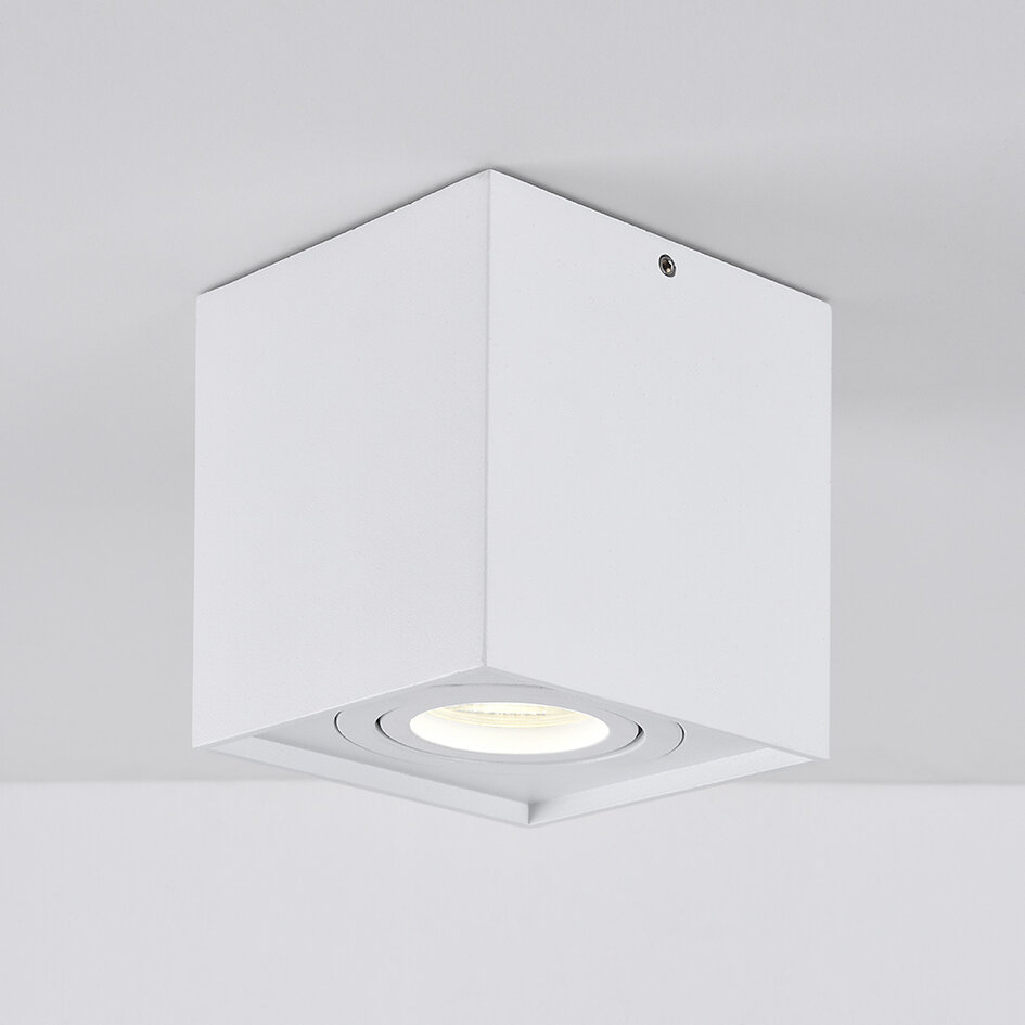 Design spot Carl, kantelbaar - wit