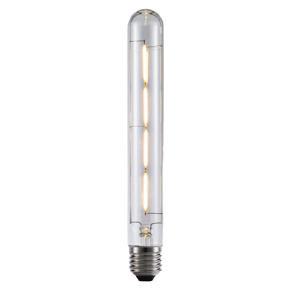 E27 buislamp LED dimbaar helder glas 22,5 cm (2700K)