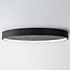 Plafondlamp Cercul met 3-staps dimbare LEDs en grijs steeneffect, Ø60 cm, 29W