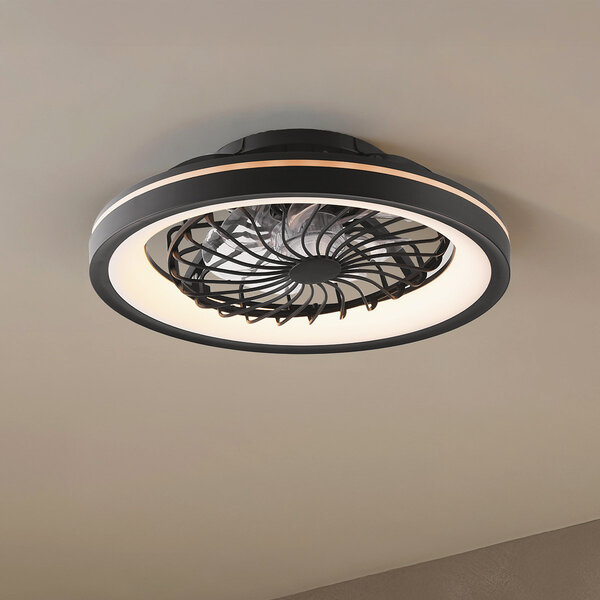 Slimme plafondventilator Flow met Tuya Smart app, RGB en instelbare kleurtemperatuur