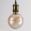 4W filament lamp E27, 1800K, amber glas met horizontale ring Ø130 - dimbaar
