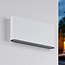 2-lichts buitenwandlamp Tommy - wit met geïntegreerde LED