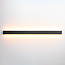 Zwarte minimalistische wandlamp - Erla