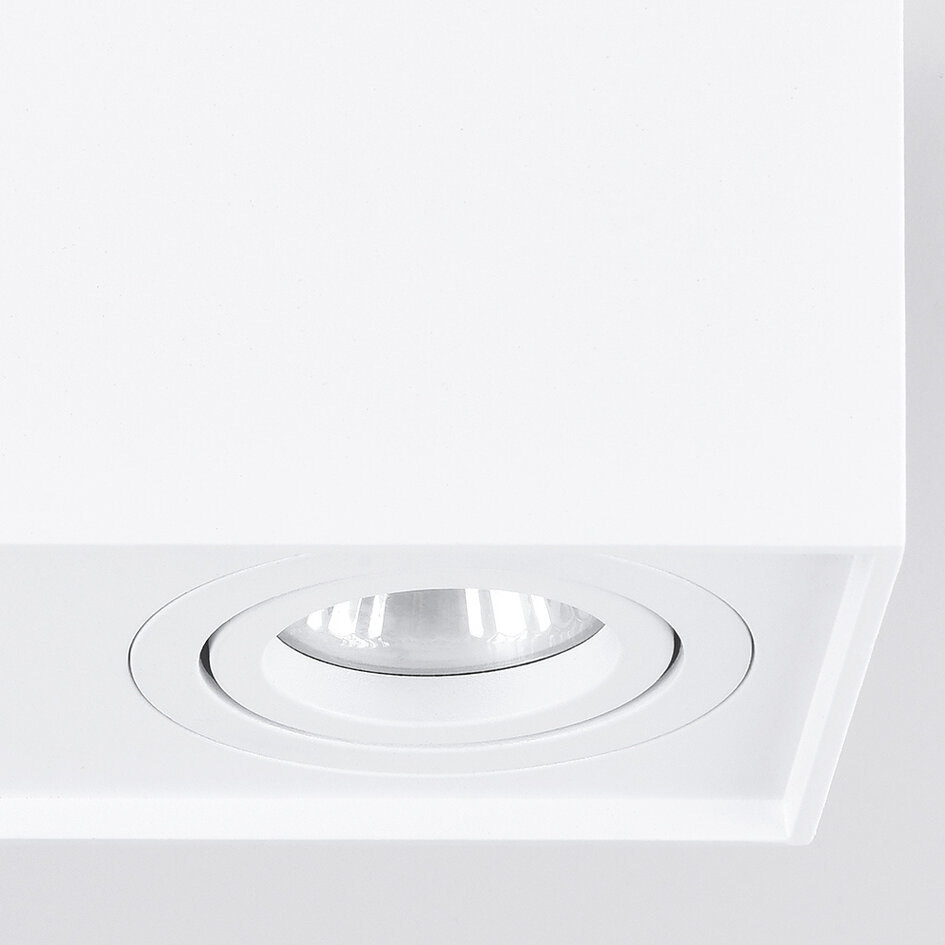 Design spot Timmy kantelbaar, 2-lichts - wit