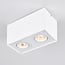 Design spot Timmy kantelbaar, 2-lichts in wit