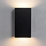 2-lichts buitenwandlamp Cole - zwart