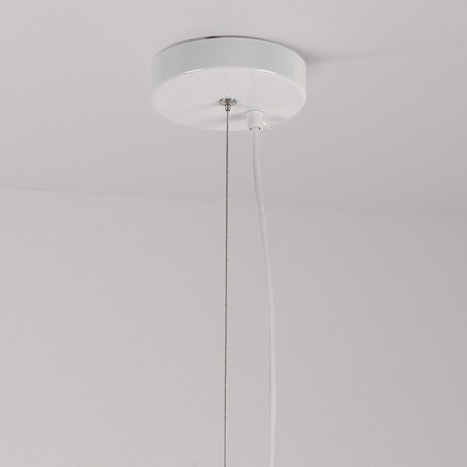 Wabi Sabi hanglamp Yume met zandbeige steenmotief - 60 x 50 cm