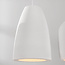 3-lichts Wabi Sabi hanglamp Iki - wit steeneffect