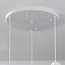 3-lichts Wabi Sabi hanglamp Mizu - wit steeneffect