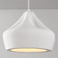 3-lichts Wabi Sabi hanglamp Mizu - wit steeneffect