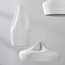 3-lichts Wabi Sabi hanglamp Mizu - wit steeneffect