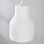 Minimalistische hanglamp Haru Ø18 cm in Wabi Sabi stijl - wit steenmotief