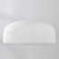 Minimalistische Wabi Sabi hanglamp Kaoru Ø60 cm met steen effect - wit