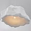 Moderne hanglamp wit met steeneffect in Wabi Sabi stijl - Nami, Ø52 cm