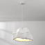 Wabi Sabi hanglamp wit met steeneffect - Nami, Ø52 cm