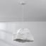 Moderne hanglamp wit met steeneffect in Wabi Sabi stijl - Nami, Ø52 cm