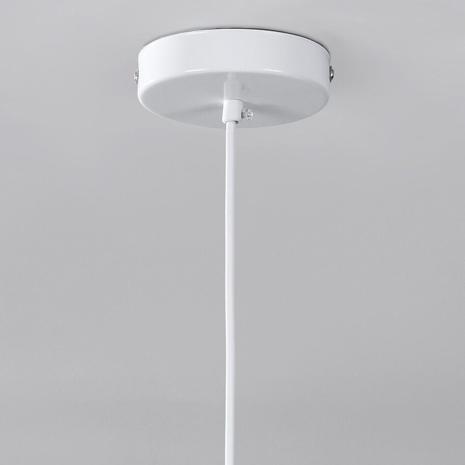 Minimalistische Wabi Sabi hanglamp Hinoto met wit steeneffect - Ø40 cm
