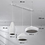 Moderne hanglamp wit in Wabi Sabi stijl, 3-lichts - Kaze