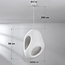 Moderne Wabi Sabi hanglamp Mori met wit steeneffect - 42 x 58 cm