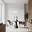 Minimalistische Wabi Sabi hanglamp Hinoto met wit steeneffect - Ø40 cm