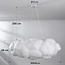 Witte hanglamp in wolkvorm Kumo 90 cm – wolkenlamp
