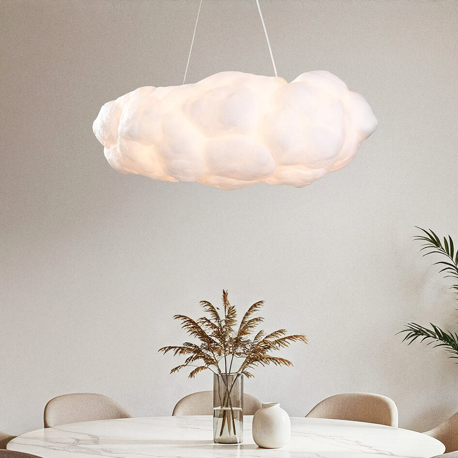 Witte hanglamp in wolkvorm Kumo 90 cm – wolkenlamp