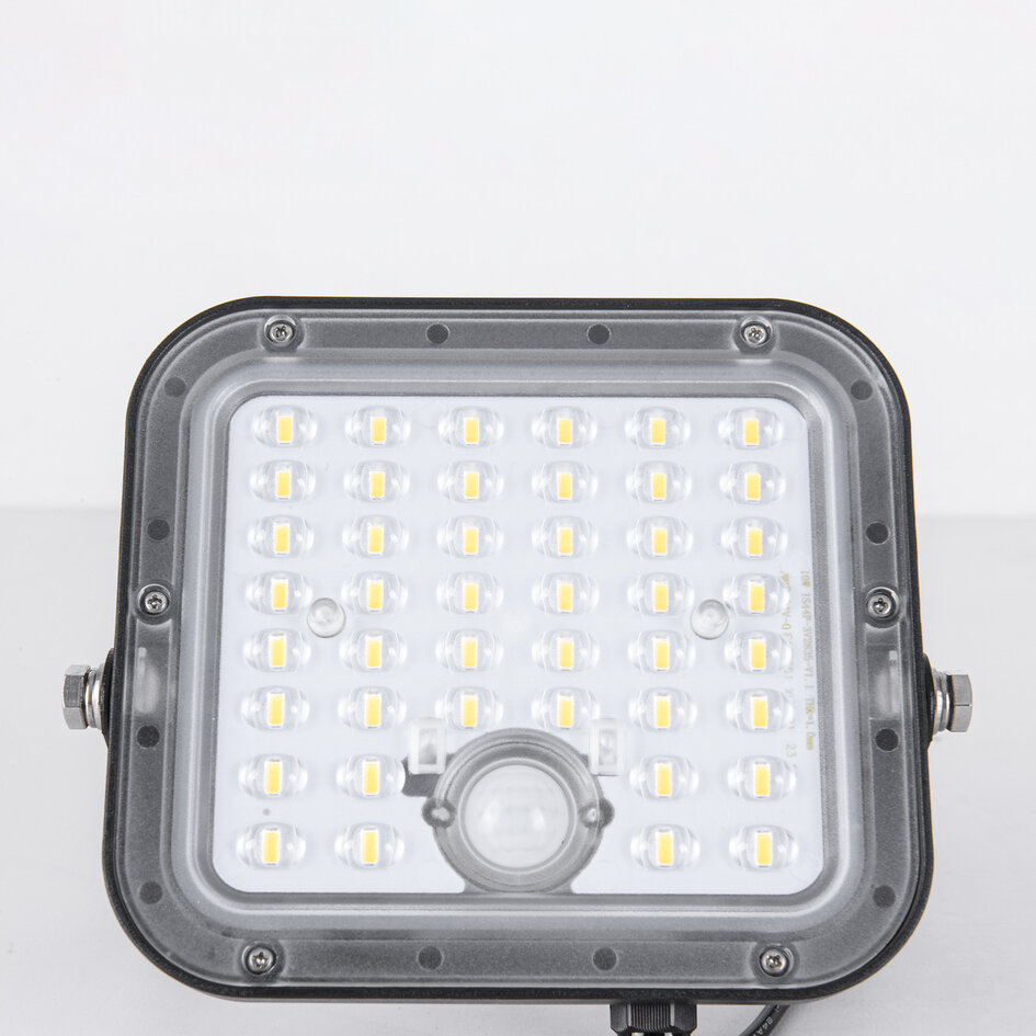 10W solar LED floodlight voor buiten met sensor - Calem