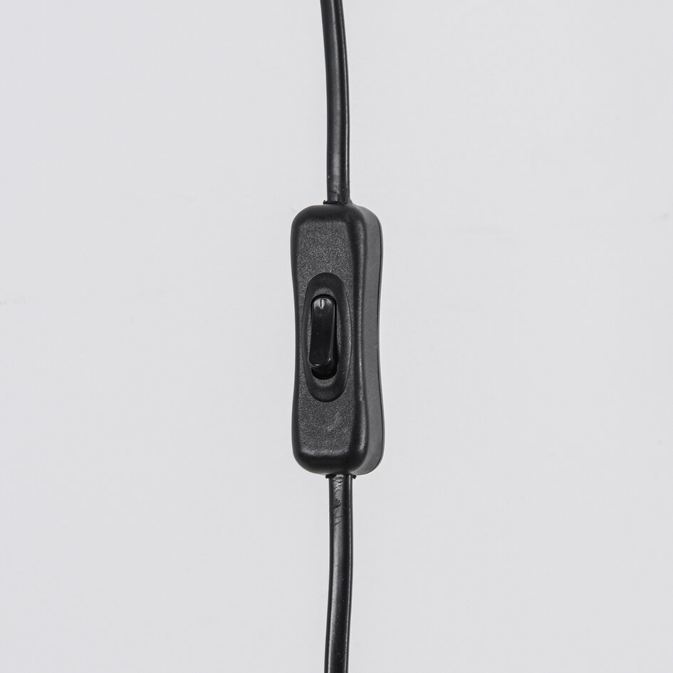 Industriële wandlamp Dasha met draaibare en uitschuifbare arm met smoke glas