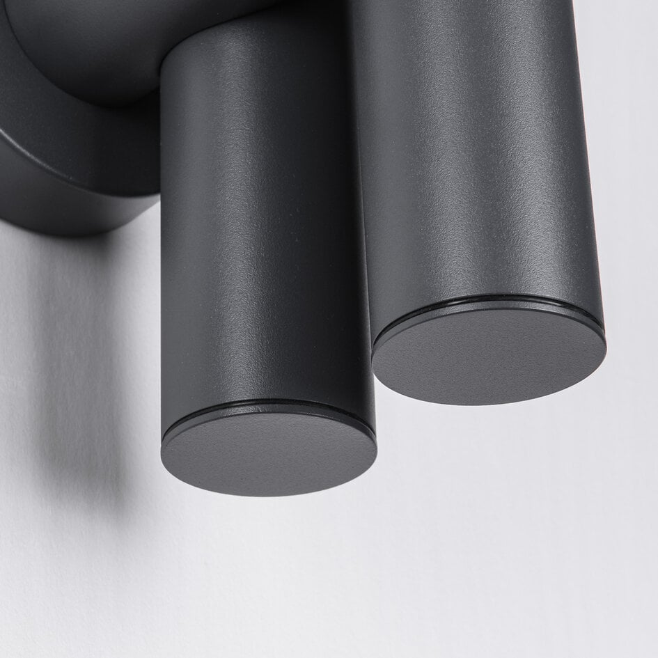 Draaibare buitenwandlamp Thekla - antraciet met geïntegreerde LED