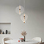 Hanglamp Luminex met 3-staps dimbare LEDs - goud