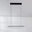 Hanglamp Flectra met geïntegreerde LED en rasterpatroon - zwart