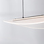 Design hanglamp Flectra met 3-staps dimbare LEDs en rasterpatroon - zwart