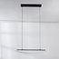 3-staps dimbare design hanglamp Flectra met marmerpatroon - zwart