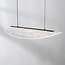 3-staps dimbare design hanglamp Flectra met marmerpatroon - zwart