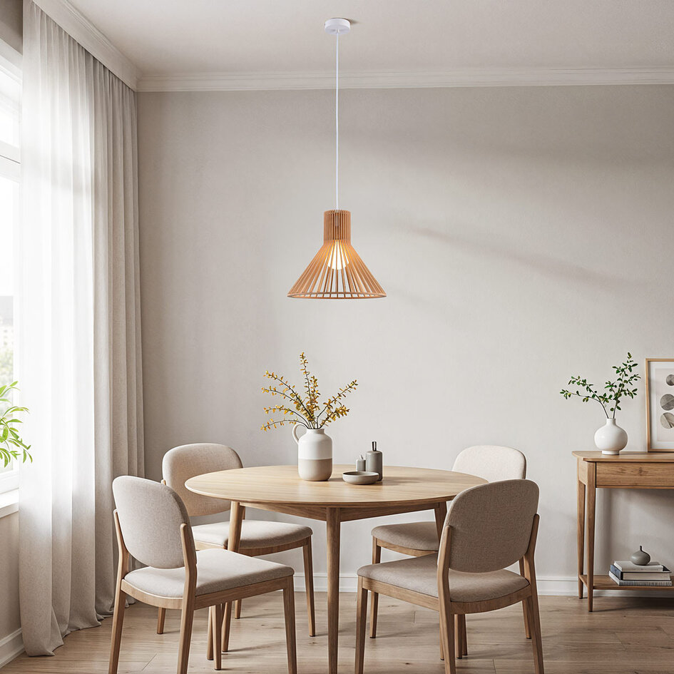 Hanglamp van hout - Isumi