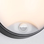 Eigentijdse ronde wandlamp met sensor